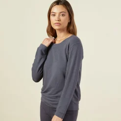 Supersoft|Sets*MONROW Supersoft Crew Neck Sweater - Vintage Black VINTAGEBLACK
