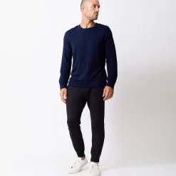 Mens Classics|Men's Classics*MONROW Supersoft Crew Neck Sweatshirt CLASSICNAVY