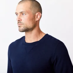 Mens Classics|Men's Classics*MONROW Supersoft Crew Neck Sweatshirt CLASSICNAVY