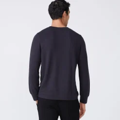 Mens Classics|Men's Classics*MONROW Supersoft Crew Neck Sweatshirt FADEDBLACK