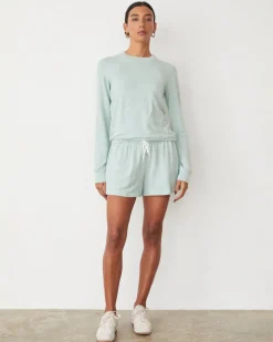 Supersoft|Sets*MONROW Supersoft Crew Neck Sweatshirt SEAFOAM