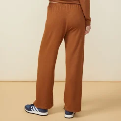 Supersoft|Sweats*MONROW Supersoft Crop Straight Leg Sweat BROWNSUGAR