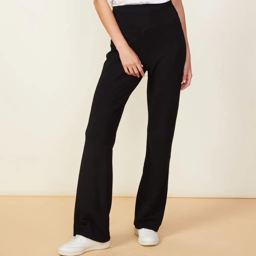 Supersoft|Sweats*MONROW Supersoft Flare Pant BLACK