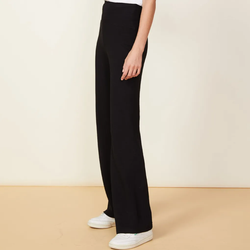 Supersoft|Sweats*MONROW Supersoft Flare Pant BLACK