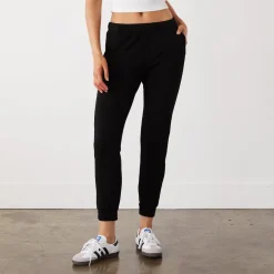 Supersoft|Sets*MONROW Supersoft Fleece Womens Jogger BLACK