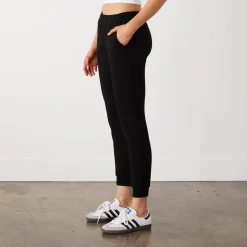 Supersoft|Sets*MONROW Supersoft Fleece Womens Jogger BLACK