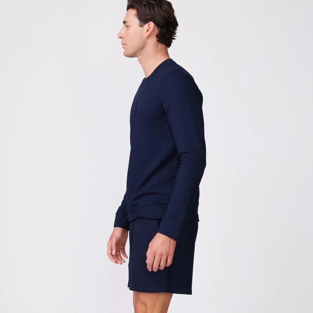 Mens Sale|Men's Sale*MONROW Supersoft Fleece Crew Neck Sweatshirt INCA