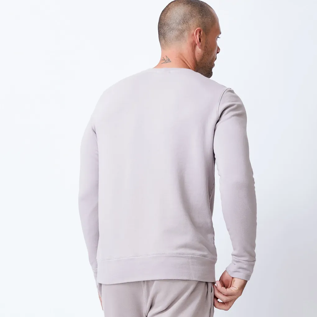 Men's Tops|Mens Sale*MONROW Supersoft Fleece Crew Neck Sweatshirt ACORN