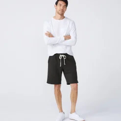 Men's Bottoms|Mens Sale*MONROW Supersoft Fleece Shorts FADEDBLACK