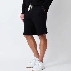 Men's Bottoms|Mens Sale*MONROW Supersoft Fleece Shorts BLACK