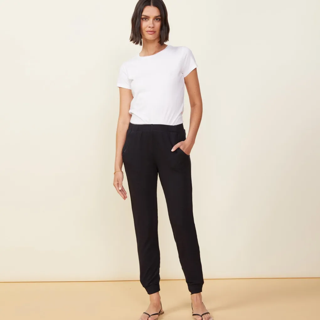Supersoft|Sets*MONROW Supersoft Jogger FADEDBLACK