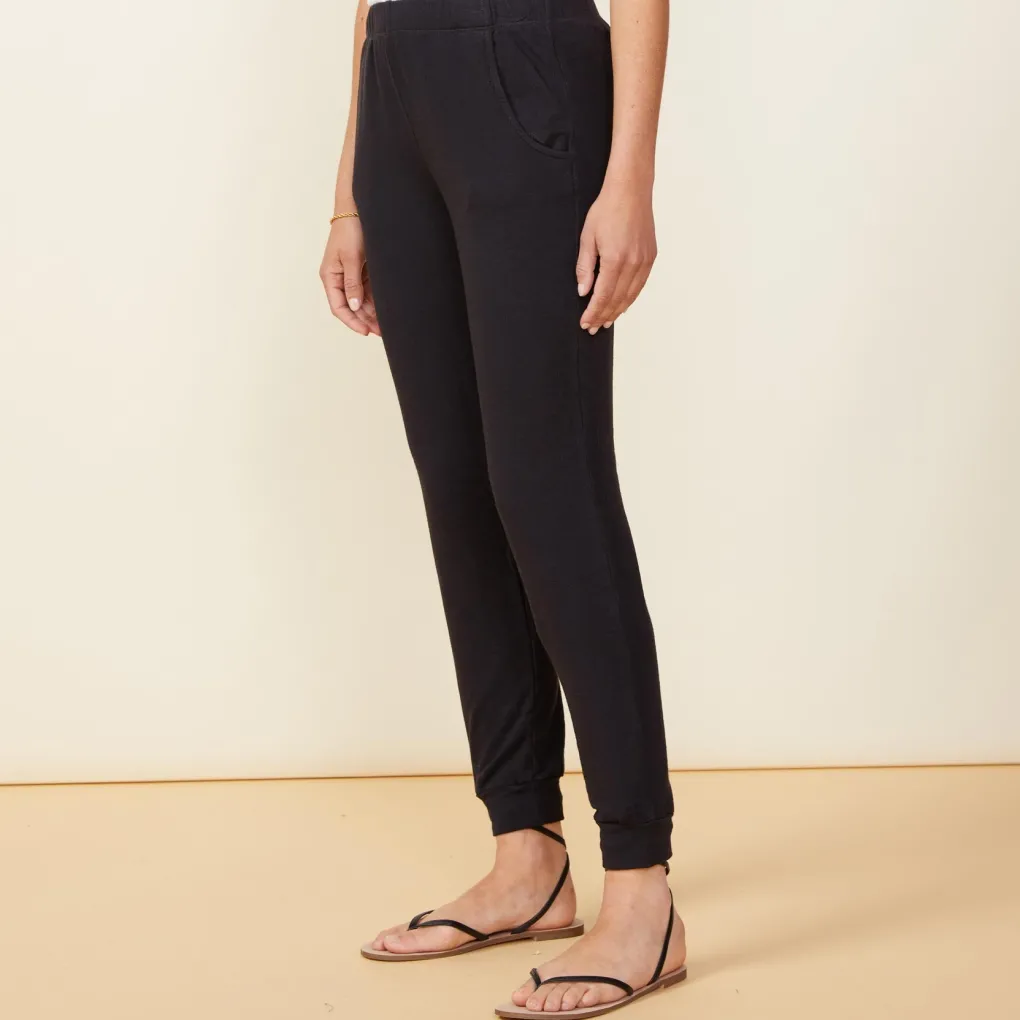 Supersoft|Sets*MONROW Supersoft Jogger FADEDBLACK