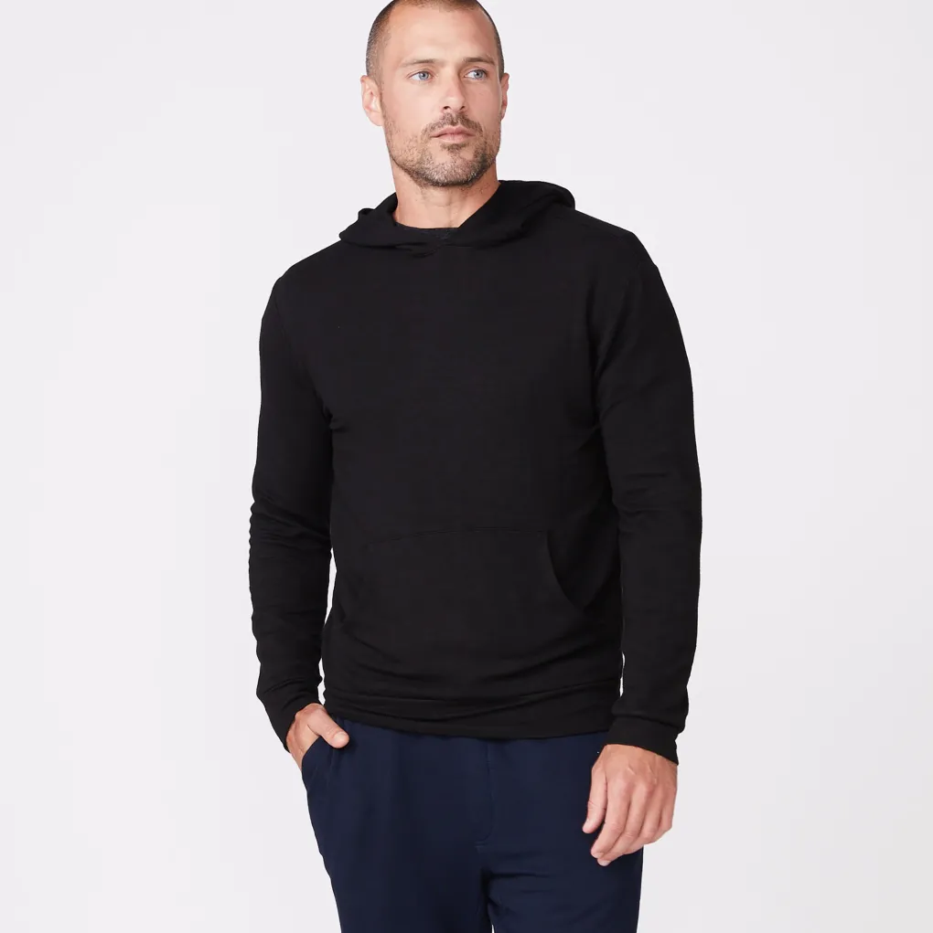 Mens Sale|Men's Sale*MONROW Supersoft Pullover Hoody BLACK