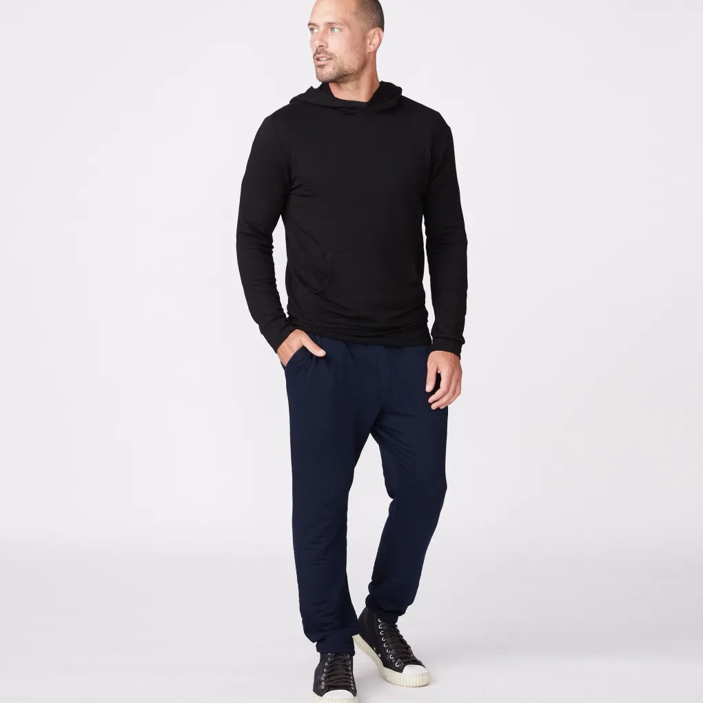 Mens Sale|Men's Sale*MONROW Supersoft Pullover Hoody BLACK