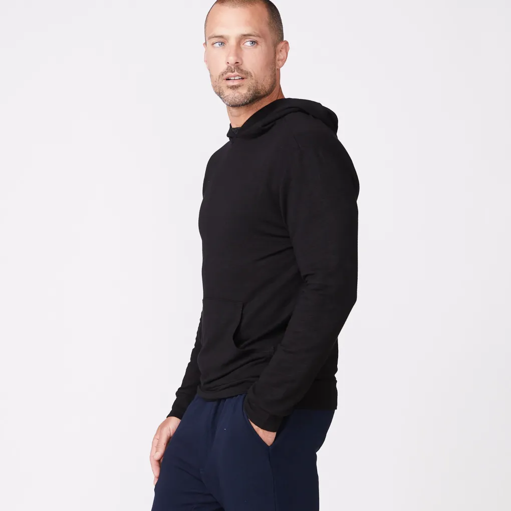 Mens Sale|Men's Sale*MONROW Supersoft Pullover Hoody BLACK