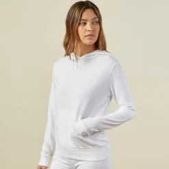 Supersoft|Sets*MONROW Supersoft Pullover Hoody WHITE