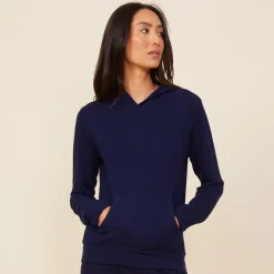 Supersoft|Sets*MONROW Supersoft Pullover Hoody NAVY