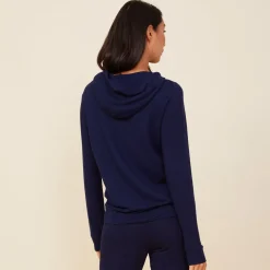 Supersoft|Sets*MONROW Supersoft Pullover Hoody NAVY