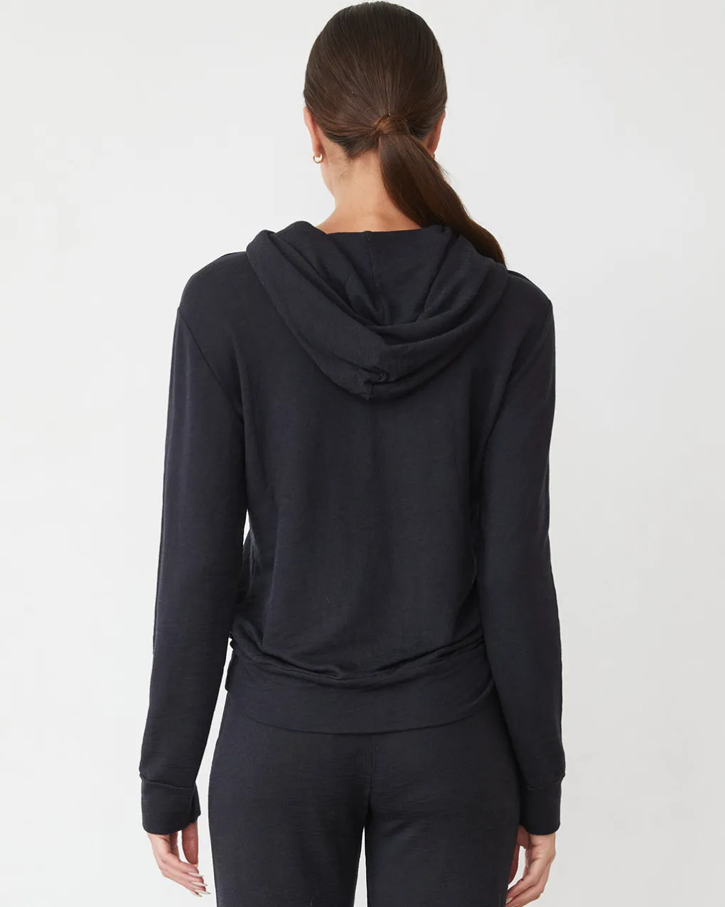 Supersoft|Sets*MONROW Supersoft Pullover Hoody FADEDBLACK