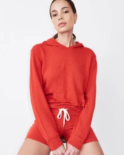 Supersoft|Sets*MONROW Supersoft Pullover Hoody FLARERED