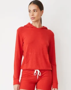 Supersoft|Sets*MONROW Supersoft Pullover Hoody FLARERED