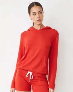 Supersoft|Sets*MONROW Supersoft Pullover Hoody FLARERED
