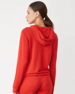 Supersoft|Sets*MONROW Supersoft Pullover Hoody FLARERED