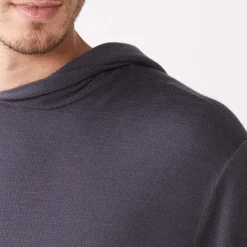 Men's Tops|Mens Sale*MONROW Supersoft Pullover Hoody VINTAGEBLACK