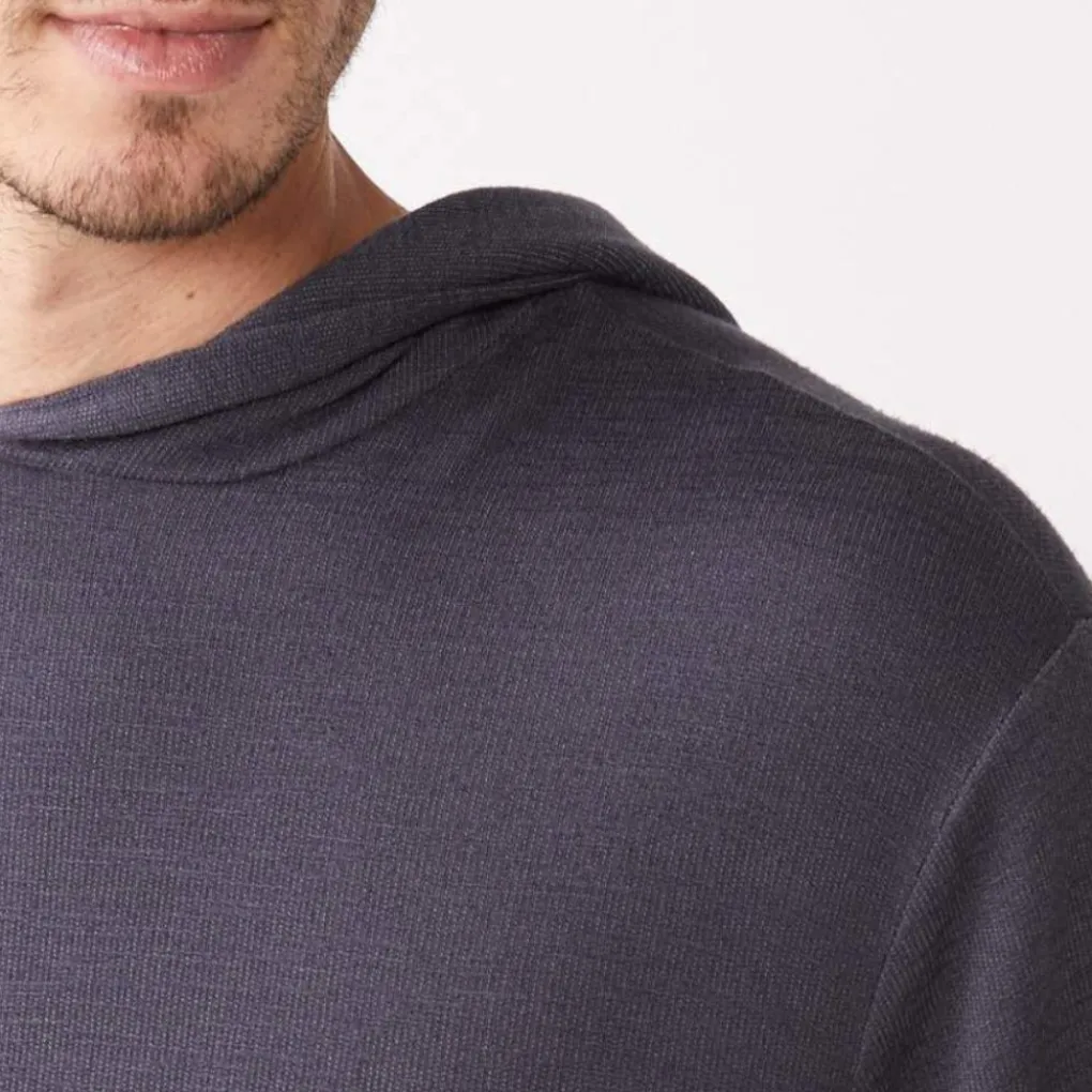 Men's Tops|Mens Sale*MONROW Supersoft Pullover Hoody VINTAGEBLACK