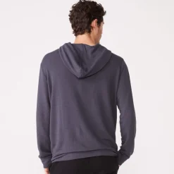 Men's Tops|Mens Sale*MONROW Supersoft Pullover Hoody VINTAGEBLACK