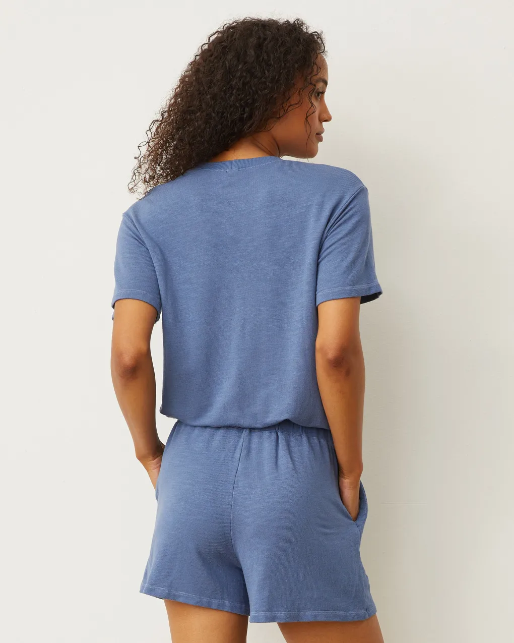 Rompers*MONROW Supersoft Romper MEDIUMBLUE