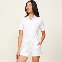 Supersoft|Rompers*MONROW Supersoft Romper WHITE