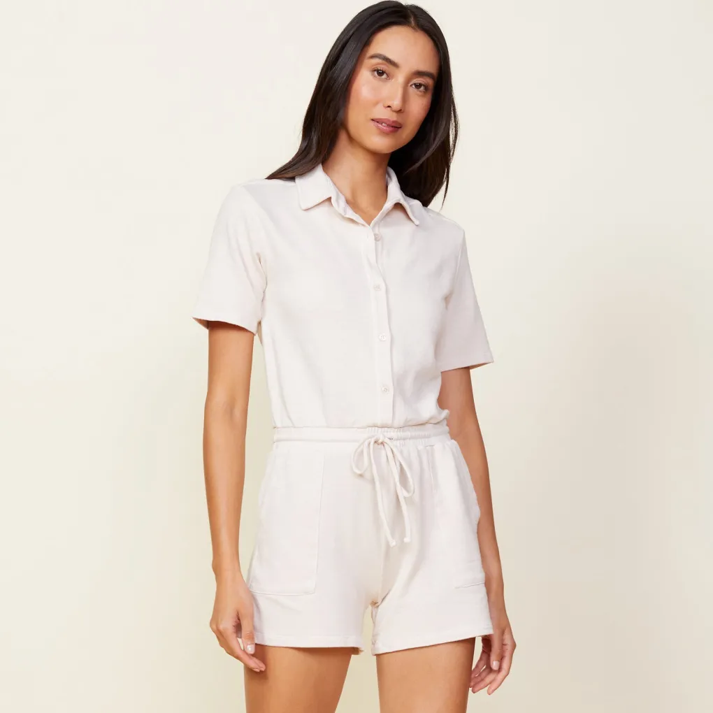 Supersoft|Rompers*MONROW Supersoft Romper BONE