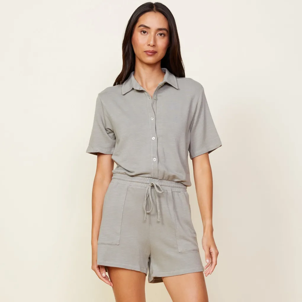 Supersoft|Rompers*MONROW Supersoft Romper GREENTEA
