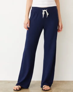 Supersoft|Sets*MONROW Supersoft Straight Leg Vintage Sweat NAVY