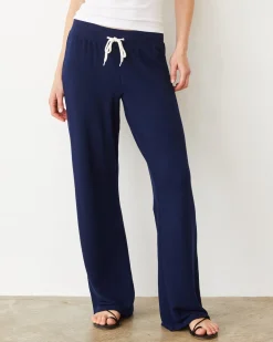 Supersoft|Sets*MONROW Supersoft Straight Leg Vintage Sweat NAVY