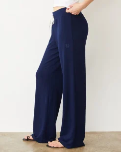 Supersoft|Sets*MONROW Supersoft Straight Leg Vintage Sweat NAVY