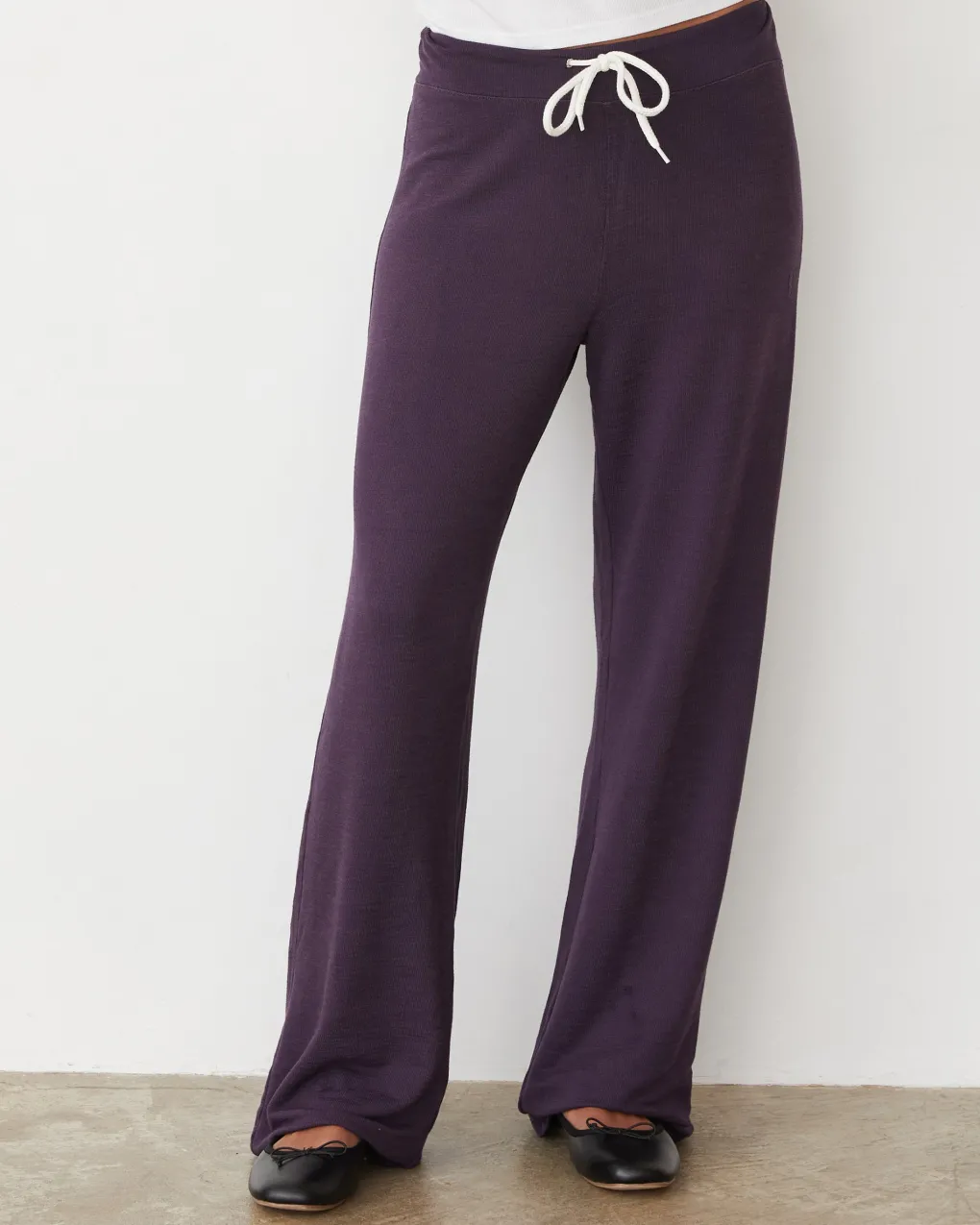 Supersoft|Sets*MONROW Supersoft Straight Leg Vintage Sweat MIDNIGHTPLUM