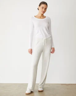 Supersoft|Sweats*MONROW Supersoft Straight Leg Vintage Sweat ASH