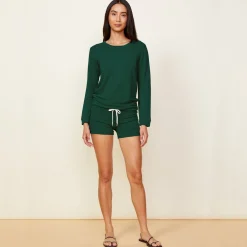 Supersoft|Shorts*MONROW Supersoft Vintage Shorts EVERGREEN