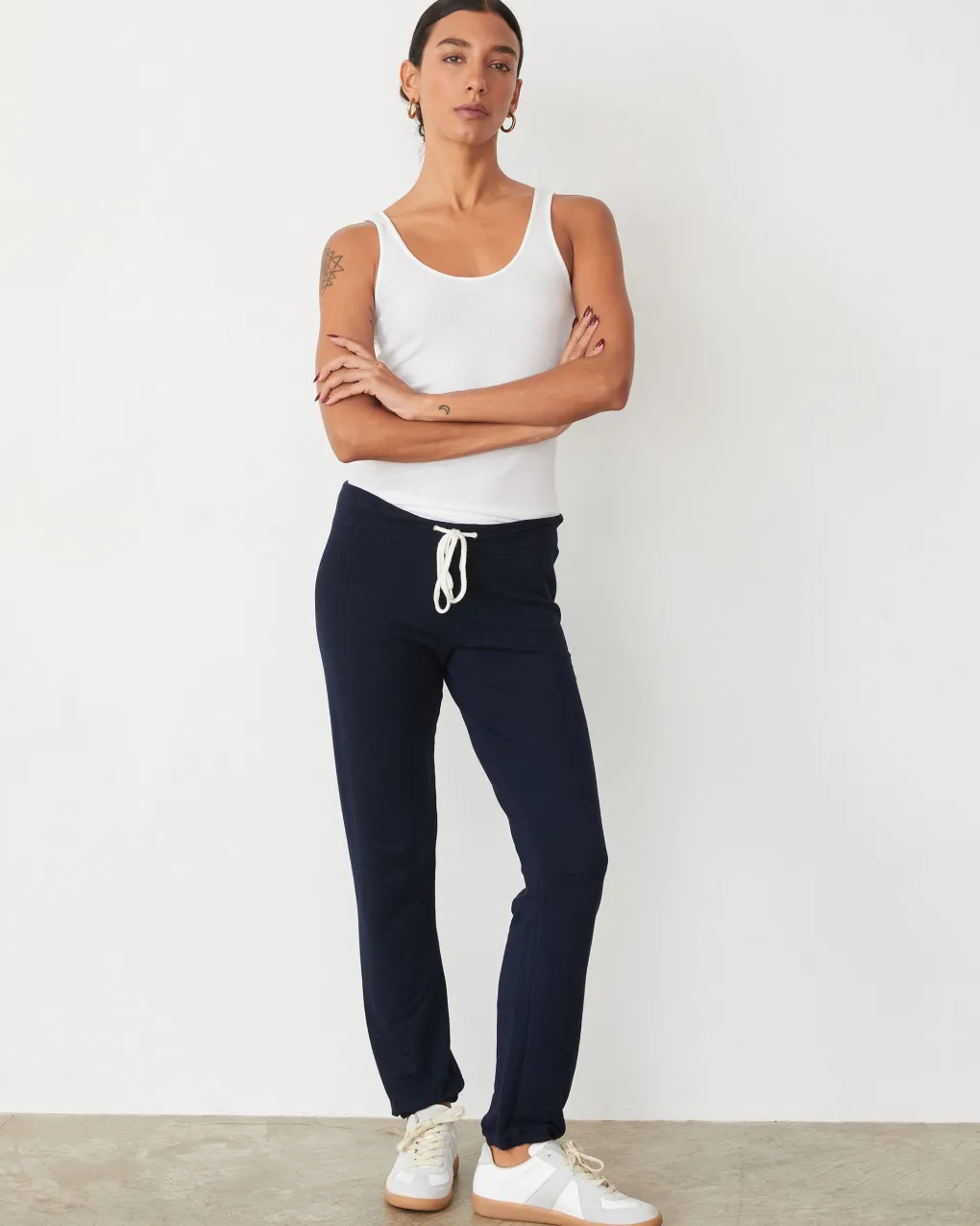 Supersoft|Sweats*MONROW Supersoft Vintage Sweats BLUEBLACK