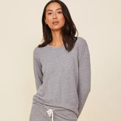 Supersoft|Sets*MONROW Supersoft Zip Up Dark Heather Hoody DARKHEATHER