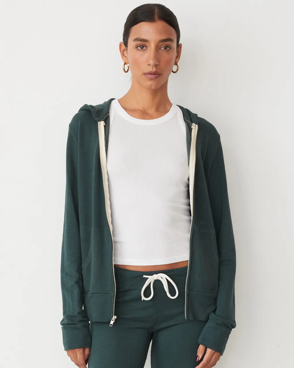 Supersoft|Sets*MONROW Supersoft Zip Up Hoody SEAMOSS