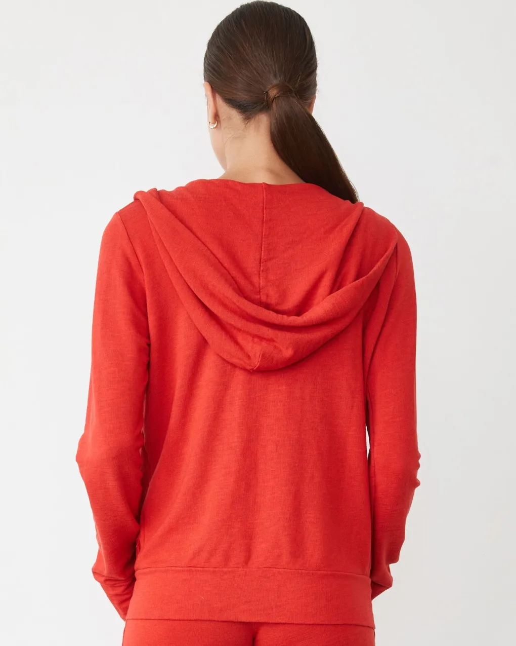Supersoft|Sets*MONROW Supersoft Zip Up Hoody FLARERED