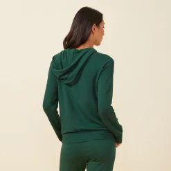 Supersoft|Zip-Up Hoodies*MONROW Supersoft Zip Up Hoody EVERGREEN