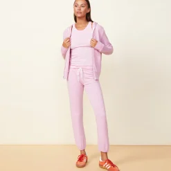 Supersoft|Sets*MONROW Supersoft Zip Up Hoody PINKLAVENDER