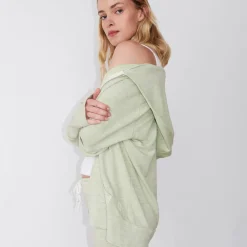 Supersoft|Zip-Up Hoodies*MONROW Supersoft Zip Up Hoody MATCHA