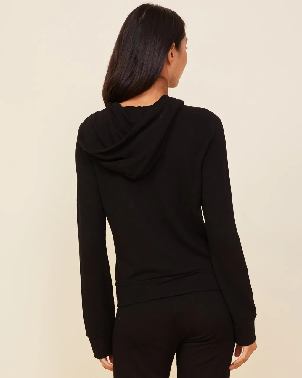 Supersoft|Sets*MONROW Supersoft Zip Up Hoody - Color BLACK