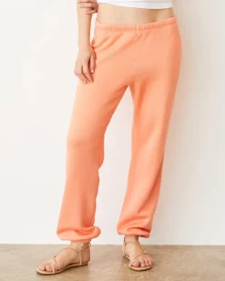 Sweats*MONROW Teddy Fleece Relaxed Sweat SORBET