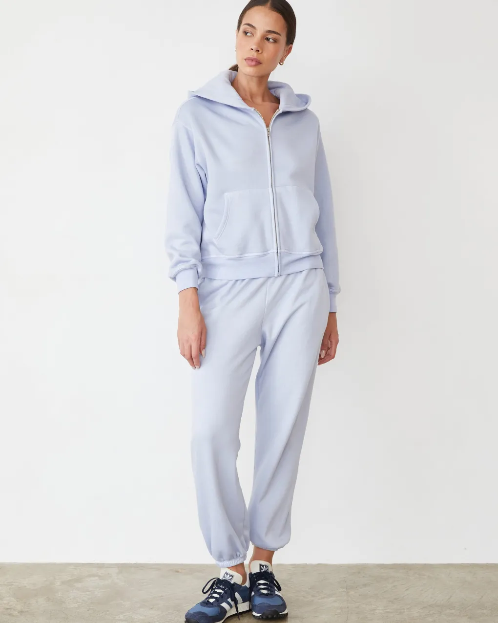 Sets|Sweats*MONROW Teddy Fleece Relaxed Sweat ICEYLILAC